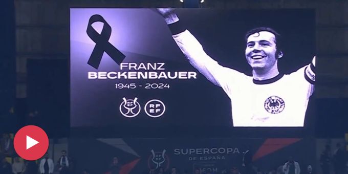 Bei Gedenkminute - Fans sorgen mit Pfiffen gegen Beckenbauer für Eklat