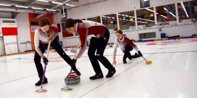 Die Badener Juniorinnen in Action – die Qualifikation war erfolgreich für sie. badener juniorinnen cc baden