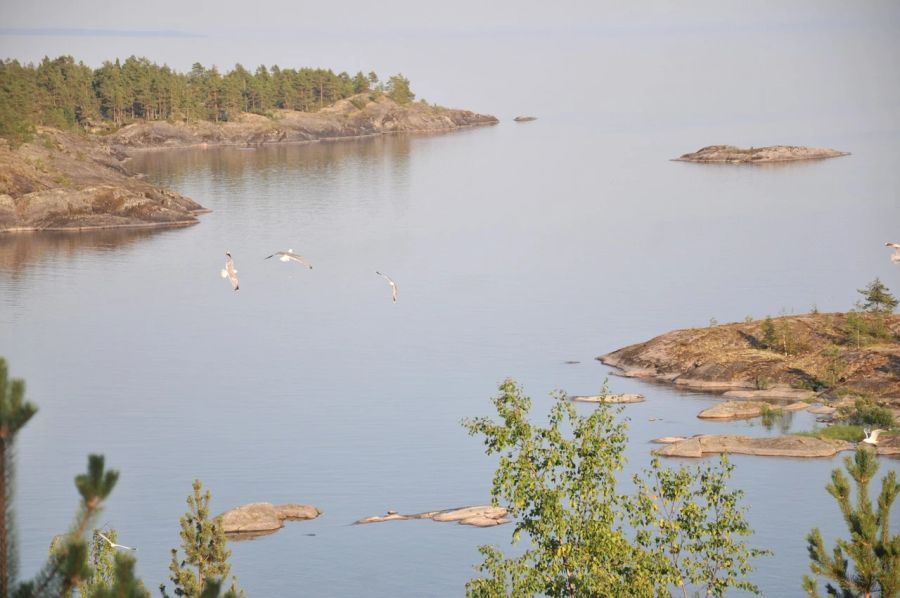 Der Ladogasee ist der grösste See Europas.