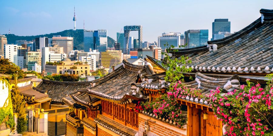 Seoul, Skyline, Südkorea, Altstadt