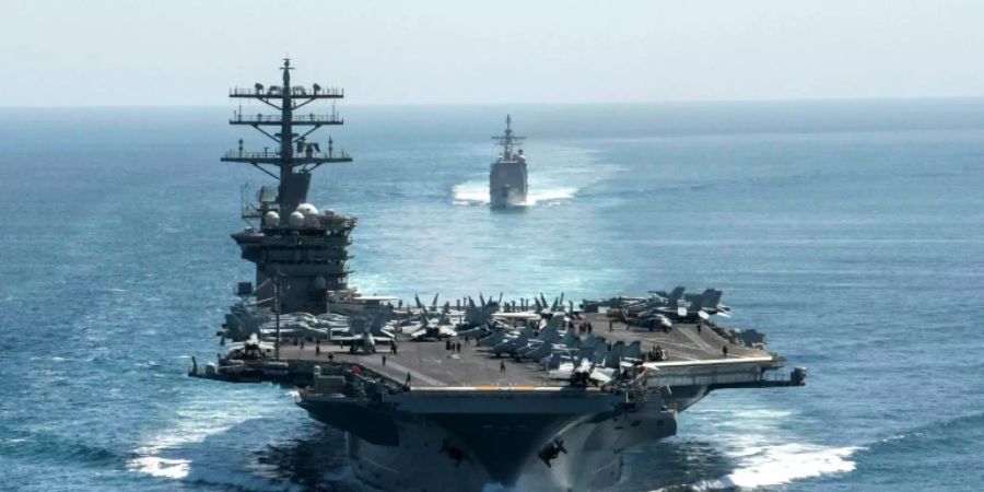 US-Flugzeugträger Nimitz im Einsatz am Golf