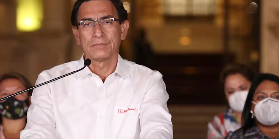 Peru Präsident Martin Vizcarra