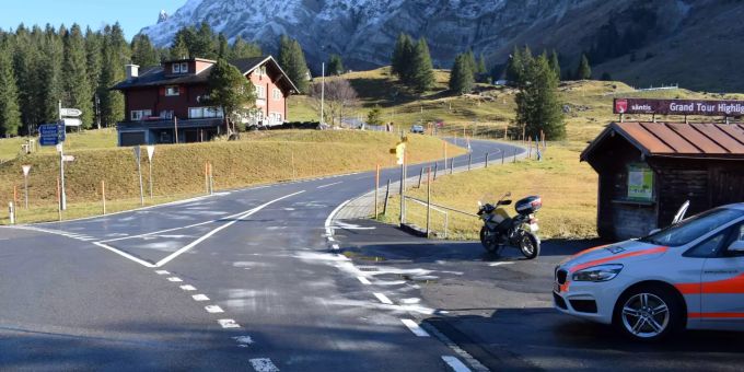 Verkehrsunfall auf der Schwägalp.