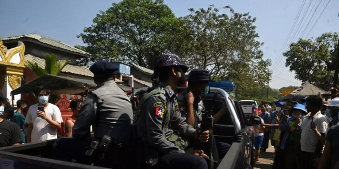 Militärjunta in Myanmar. (Archiv) junta