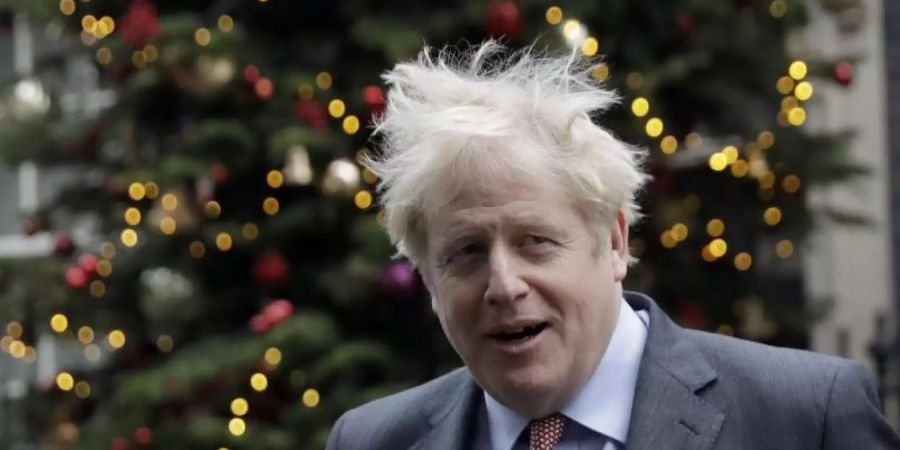 «Ich bin immer hoffnungsvoll», sagte der britische Premierminister Boris Johnson. «Aber ich muss ehrlich mit Ihnen sein: Ich denke, die Situation ist im Moment sehr knifflig.». Foto: Matt Dunham/AP/dpa