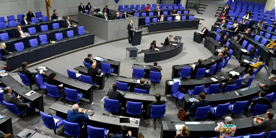Plenum des Bundestages