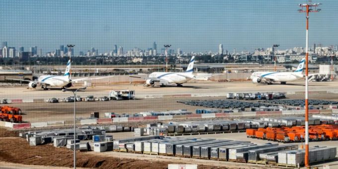 Der Ben-Gurion-Flughafen in Tel Aviv. Ben Gurion Tel Aviv