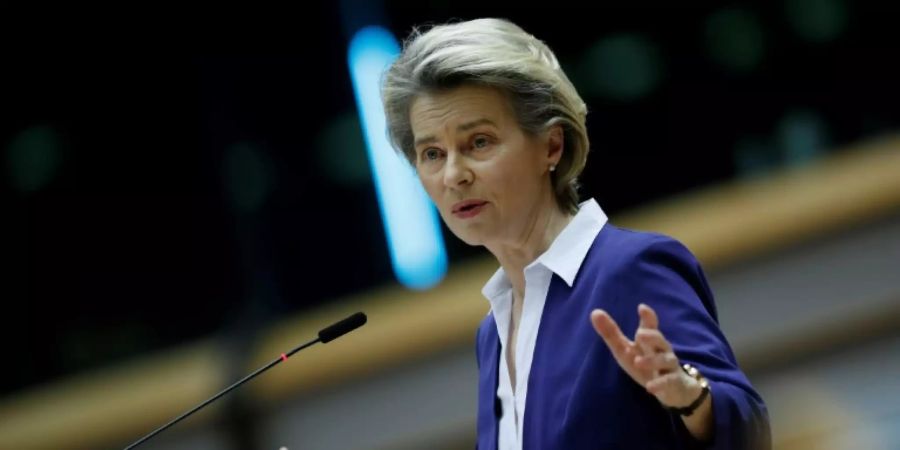 Von der Leyen im EU-Parlament im Januar