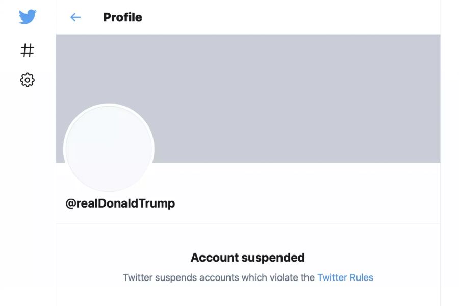 Trump Social Media Bans