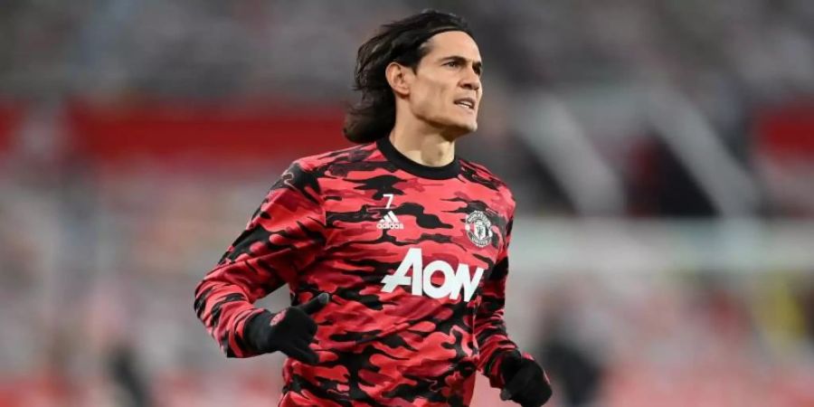 Manchester United's Edinson Cavani wurde wegen eines Instagram-Posts gesperrt. Foto: Michael Regan/PA Wire/dpa