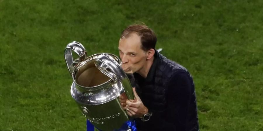 Hat beim FC Chelsea ein neues Arbeitspapier unterschrieben: Erfolgscoach Thomas Tuchel. Foto: Susana Vera/Pool Reuters via AP/dpa