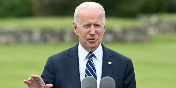 US-Präsident Joe Biden im südenglischem St. Ives US-Präsident Joe Biden im südenglischem St. Ives