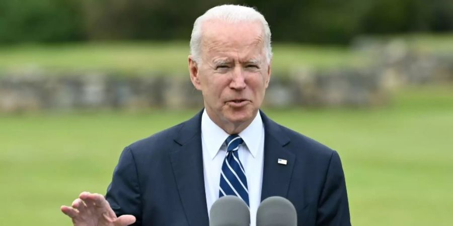 US-Präsident Joe Biden im südenglischem St. Ives