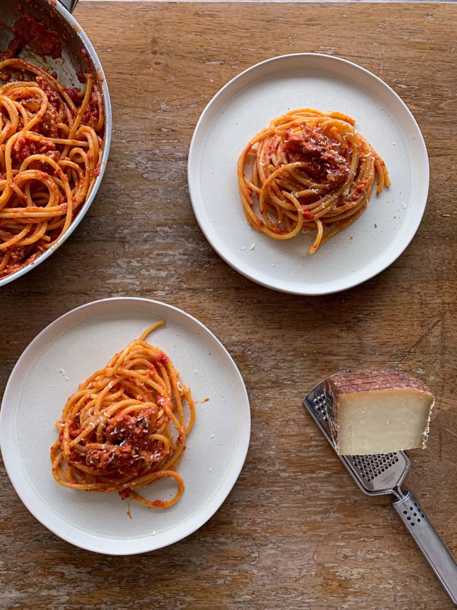 Spaghetti all‘Amatriciana