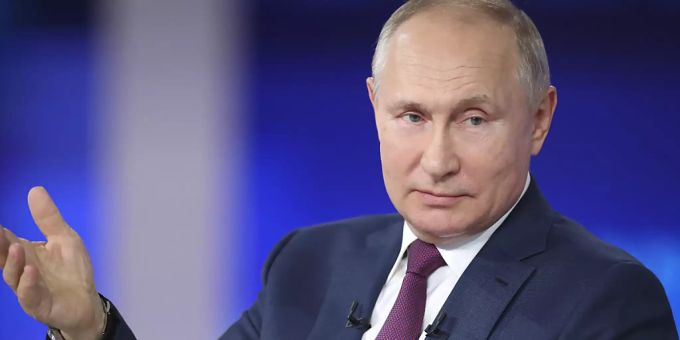 Der russische Präsident Wladimir Putin in der Fernsehsendung «Der direkte Draht». (Archivbild) Wladimir Putin