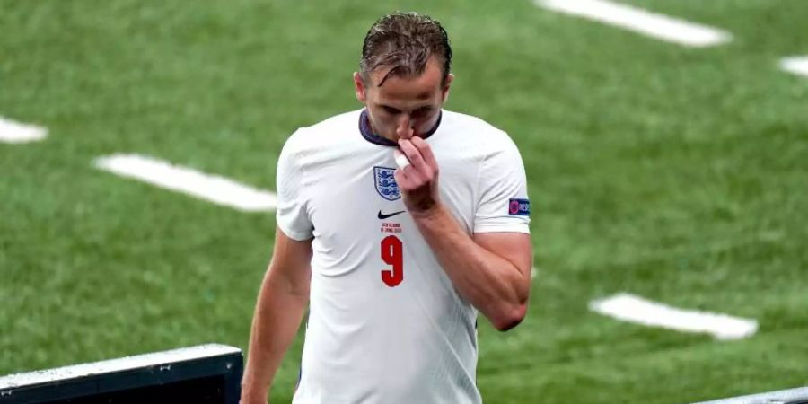 Frustriert: England-Kapitän Harry Kane. Foto: Mike Egerton/PA Wire/dpa