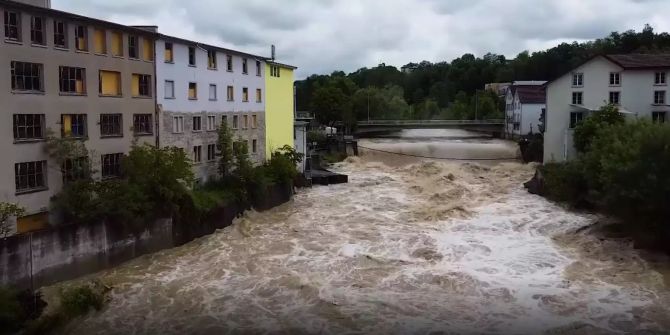 Sitter Hochwasser