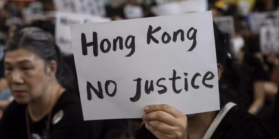 Proteste in Hongkong