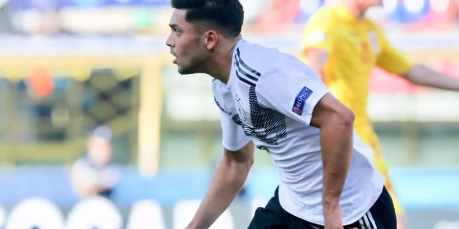 Nadiem Amiri erzielte zwei Treffer gegen Rumänien. Foto: Cezaro De Luca