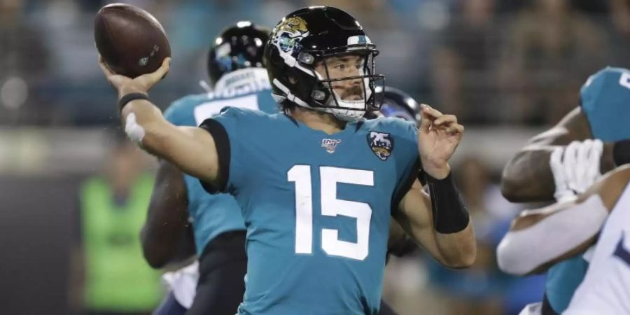 Gardner Minshew führte die Jacksonville Jaguars zum Sieg. Foto: Chris O'meara/AP