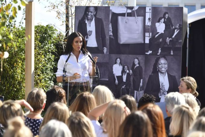 Während Meghans Rede für ihre Charity-Kollektion für «Smart Works» soll Isabel May im Publikum gesessen haben. meghan markle
