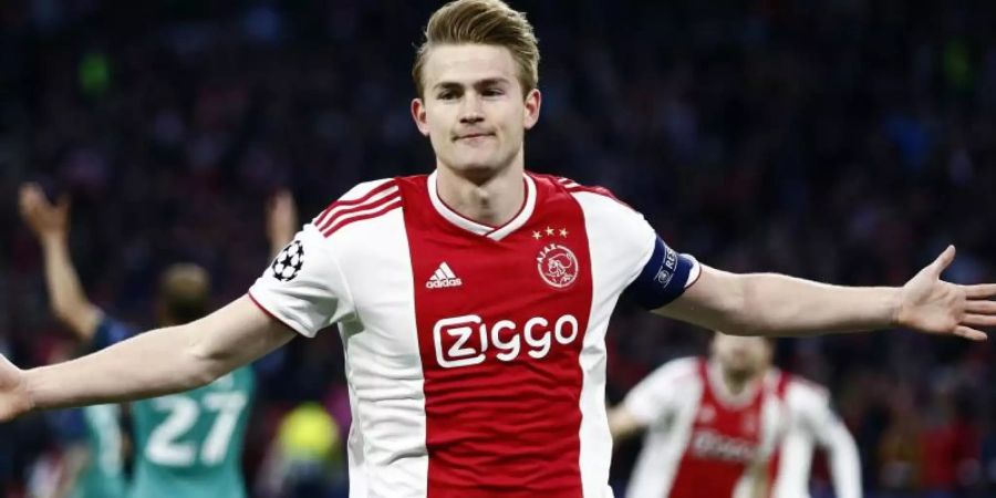 Der Wechsel von Ajax-Spieler Matthijs de Ligt zu Juventus Turin soll perfekt sein. Foto: Peter Dejong/AP