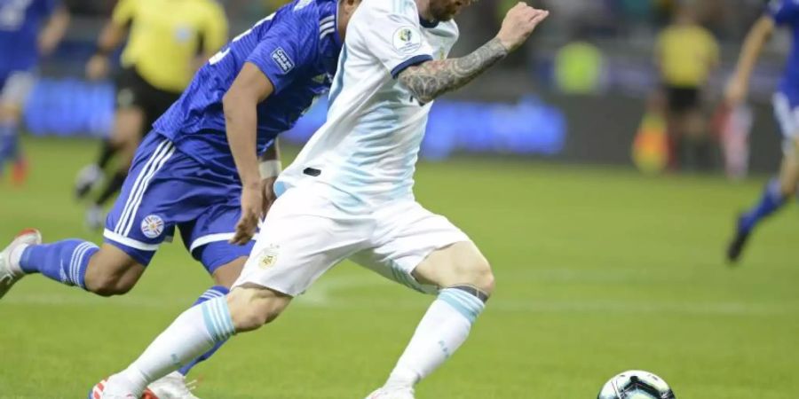 Steht mit Argentinien bei der Copa América vor dem Aus: Lionel Messi. Foto: Eugenio Savio