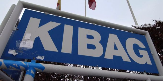 Das Logo der KIBAG Holding AG. kibag