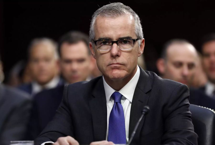 Andrew McCabe, 16. März 2018: Zwei Tage vor seiner Pensionierung wird der ehemalige FBI-Vizechef entlassen.