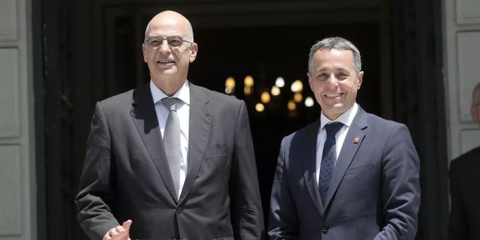 Ignazio Cassis zu Besuch in Griechenland. Cassis