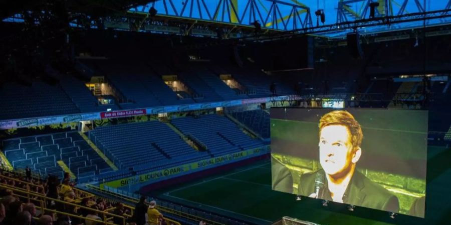 Premiere der Fussball-Doku im Dortmunder Stadion. Foto: Guido Kirchner