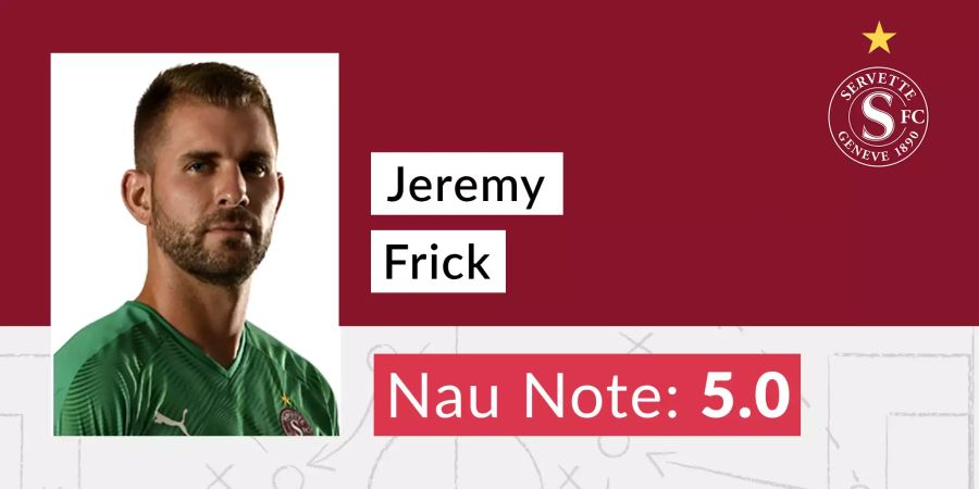 Die Nau-Note für Jeremy Frick (Servette FC).