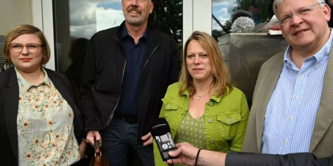 Die Spitzen von CDU und Grünen in Bremen Die Spitzen von CDU und Grünen in Bremen