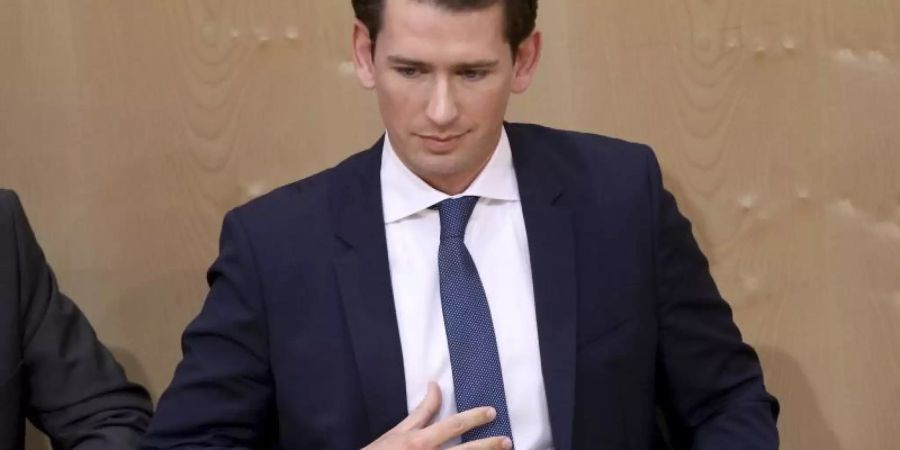 Erst als Wunderkind gefeiert, nun gestürzt: Sebastian Kurz. Foto: Ronald Zak/AP