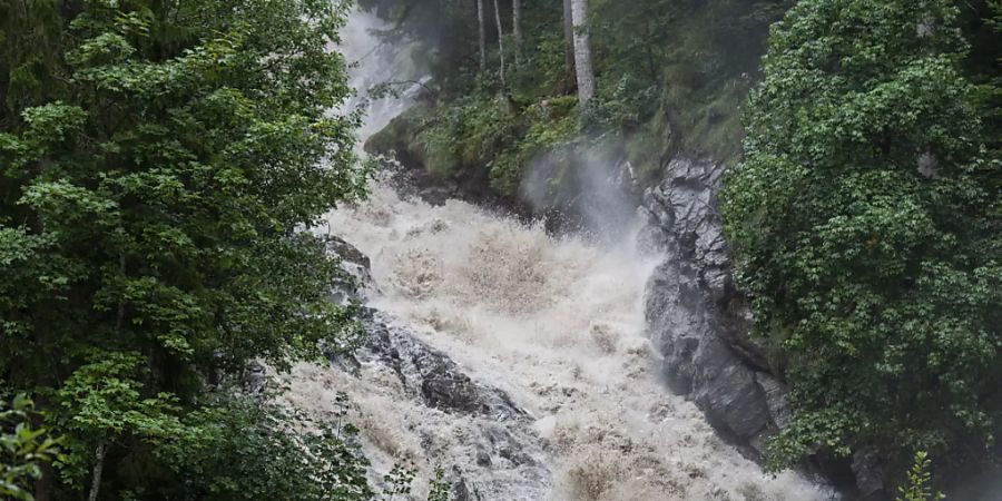 Wenn sich der Gletschersee auf der Plaine-Morte spontan entleert, führt die Simme Hochwasser.