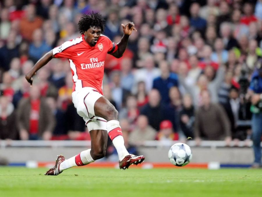 Emmanuel Adebayor ist in seiner Karriere viel herumgekommen. Unter anderem spielte er beim FC Arsenal, ...