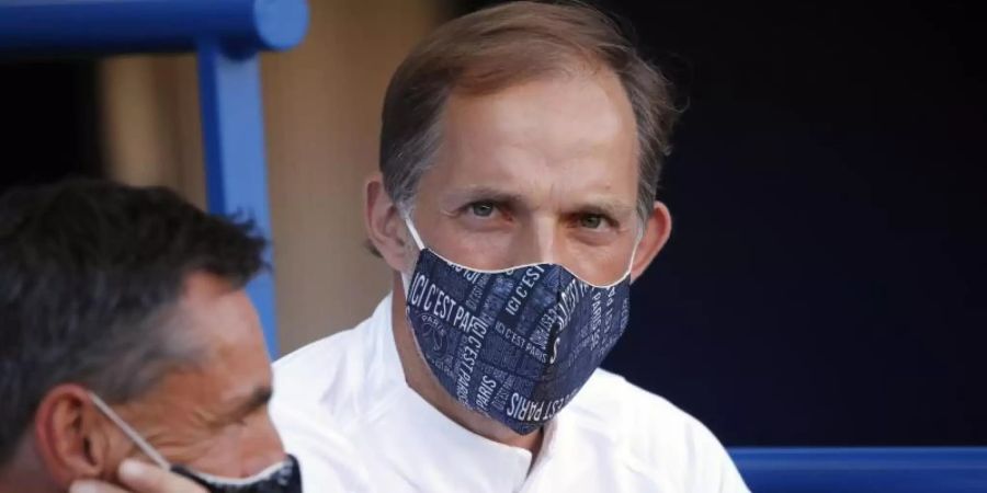 Hat mit PSG noch die Chance auf zwei weitere Titel: Trainer Thomas Tuchel. Foto: Francois Mori/AP/dpa