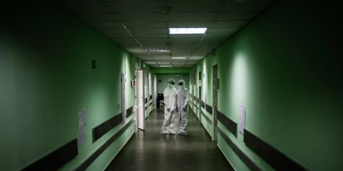 Krankenhausflur in Winograd Krankenhausflur in Winograd
