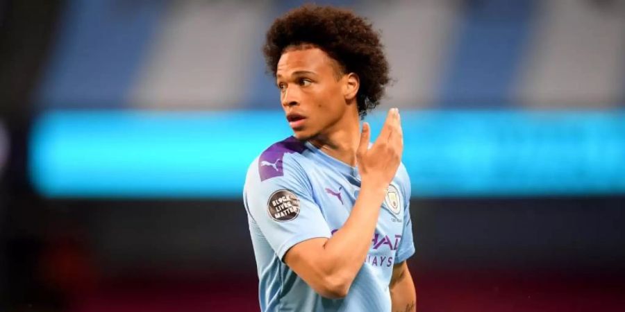 Stand für Manchester City wieder in der Premier League auf dem Platz: Leroy Sané. Foto: Michael Regan/PA Wire/dpa