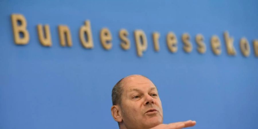 Bundesfinanzminister Olaf Scholz (SPD)