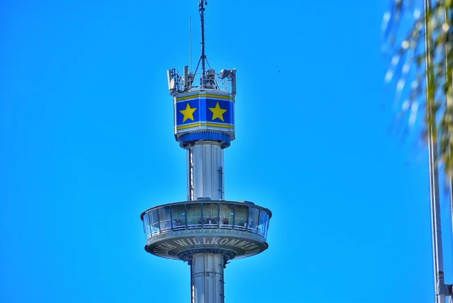 Auch im Eurotower waren wenig Gäste zu sehen.