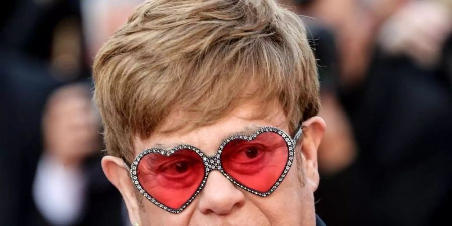 Elton John bei der Premiere des Films «Rocketman» in Cannes. Foto: -/Imagespace via ZUMA Wire/dpa