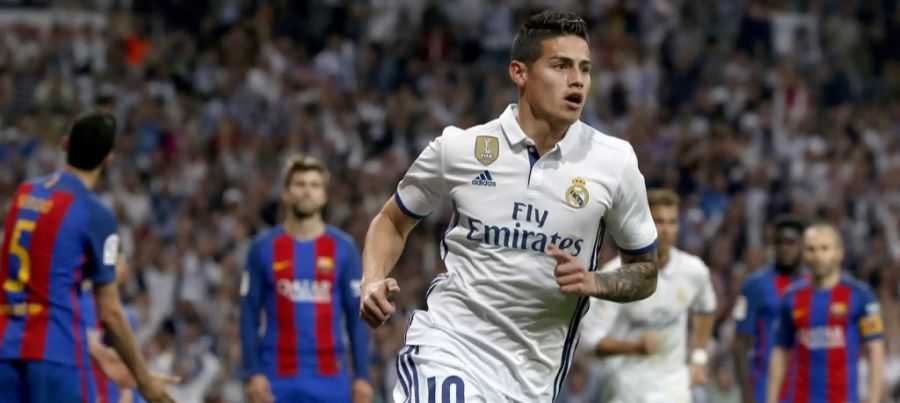 James Rodriguez kommt bei Real Madrid kaum mehr zum Einsatz.