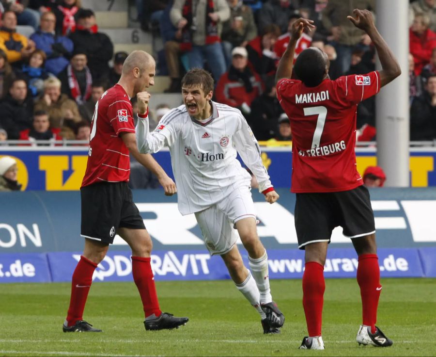 Thomas Müller spielt schon seit seinem 10. Lebensjahr für Bayern München.