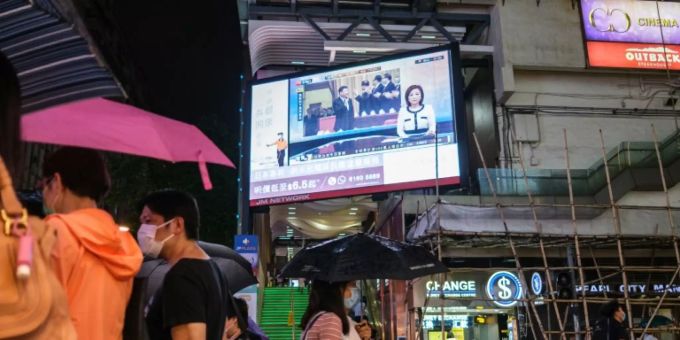 Proteste gegen Sicherheitsgesetz für Hongkong erwartet Proteste gegen Sicherheitsgesetz für Hongkong erwartet