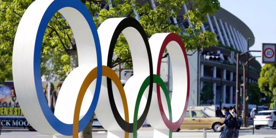 Für die Die olympischen Spiele in Tokio werden Einreiseerleichterungen für Athleten und Funktionäre erwogen. Foto: ---/Kyodo/dpa