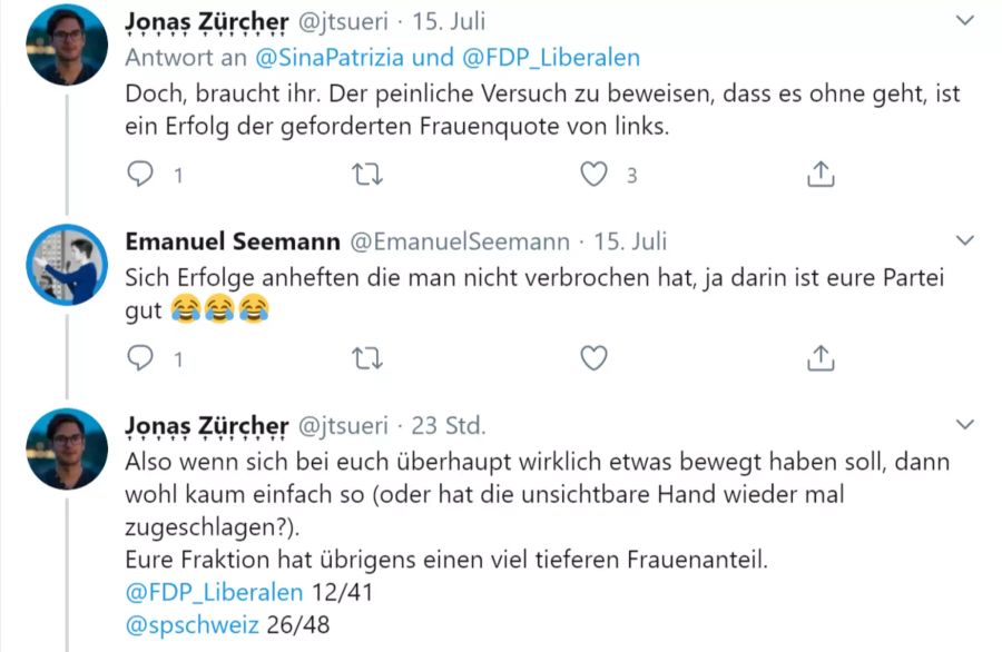 Die Erwähnung der Frauenquote im Zusammenhang mit dem Frauenanteil innerhalb der FDP-Funktionsträger sorgt für Kritik.