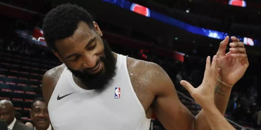 Andre Drummond hat bei einem Restaurantbesuch in Florida 1000 Dollar Trinkgeld gegeben. Foto: Carlos Osorio/AP/dpa