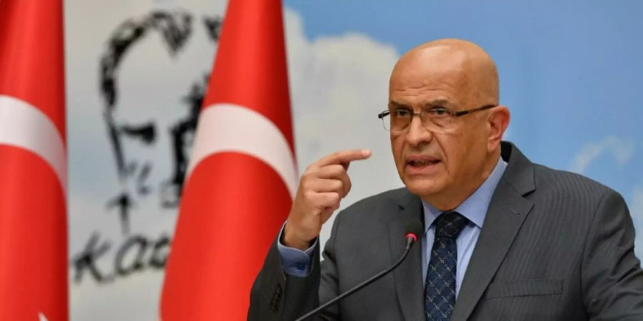 Der festgenommene Oppositionelle Enis Berberoglu