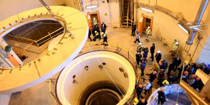 Ein Atomreaktor in Arak südlich von Teheran. iran